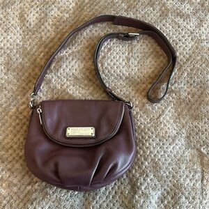 Marc by Marc Jacob’s maroon leather crossbody